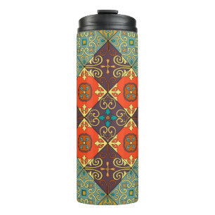 Garrafa Térmica Padrão do estilo Talavera dos Azulejos portugueses