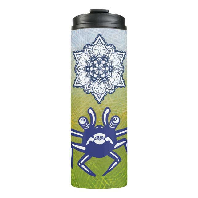 Garrafa Térmica Padrão do monstro do caranguejo (Frente)