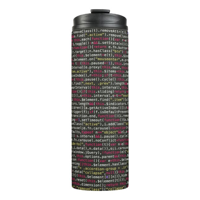 Garrafa Térmica Padrão do terminal do desenvolvedor (Frente)