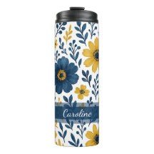 Padrão Elegante de Arte Floral Étnica Mediterrânic