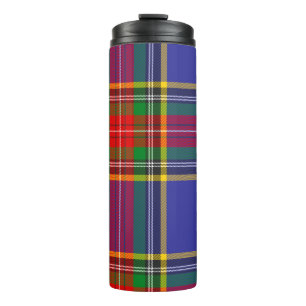 Garrafa Térmica Padrão escocês da Xadrez MacBeth Tartan