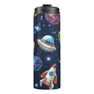 Garrafa Térmica Padrão espacial