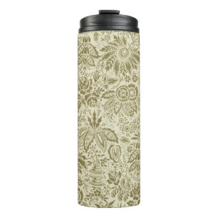 Garrafa Térmica Padrão Floral Antídoto Damask Paisley