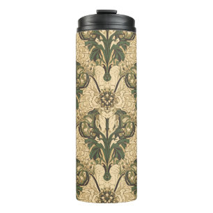 Garrafa Térmica Padrão Floral Art Nouveau de William Morris Compto