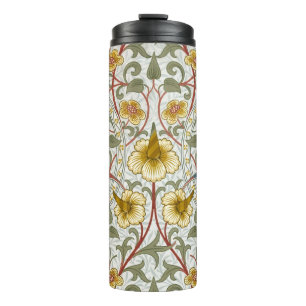 Garrafa Térmica Padrão Floral Narciso William Morris