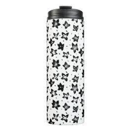 Garrafa Térmica Padrão Floral Reconstruído - Gótico acromático