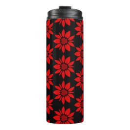 Garrafa Térmica padrão floral uniforme