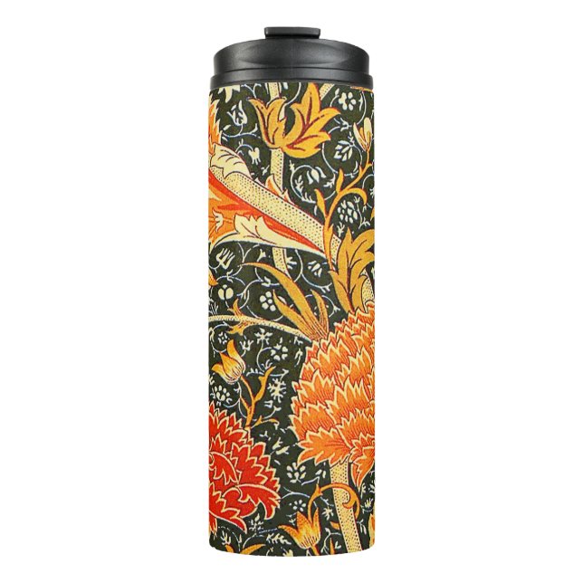Garrafa Térmica Padrão Floral Vintage William Morris Cray (Frente)