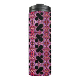 Garrafa Térmica Padrão Fractal de Sinal de abstrato%