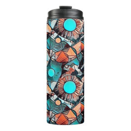 Garrafa Térmica Padrão geométrico abstrato moderno design 45