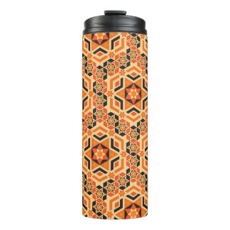 Garrafa Térmica Padrão geométrico do chão italiano, mosaico de vin