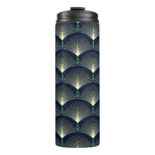 Garrafa Térmica Padrão geométrico sem aspecto elegante. Deco de 