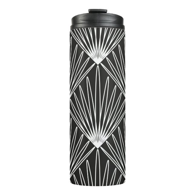 Garrafa Térmica Padrão geométrico sem costura (Frente)