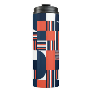 Garrafa Térmica Padrão geométrico sem costura