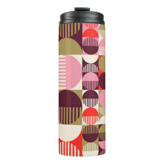 Garrafa Térmica Padrão geométrico sem descontinuidades do abstrato