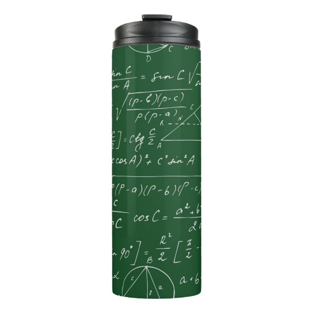 Garrafa Térmica Padrão geométrico sem soldadura com forma de trigo (Frente)