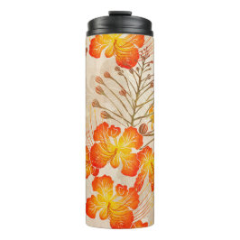 Garrafa Térmica Padrão impressão de Ohai Alii v2 no Havaí