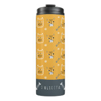 Padrão Moderno de Gatos Cortantes Personalizado