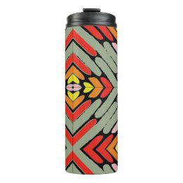 Garrafa Térmica Padrão Multicolorido Sudoeste Artístico