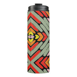 Garrafa Térmica Padrão Multicolorido Sudoeste Artístico