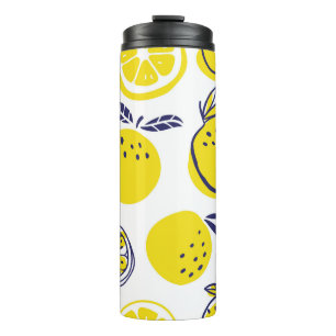 Garrafa Térmica Padrão perfeito de frutas de laranjas