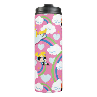 Garrafa Térmica Padrão Powerpuff Girls & Donny Rainbow