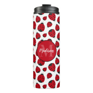 Garrafa Térmica Padrão Red Ladybug Personalizado