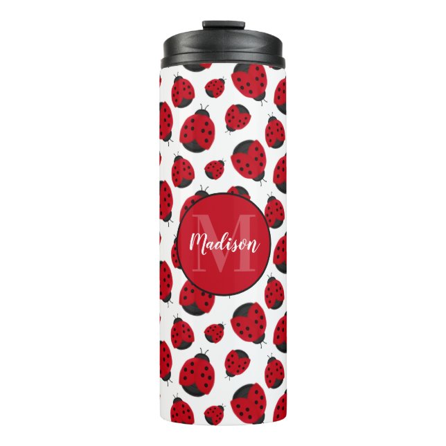 Garrafa Térmica Padrão Red Ladybug Personalizado (Frente)