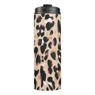 Garrafa Térmica Padrão sem falhas de impressão leopardo