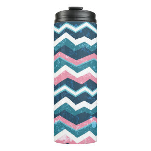 Garrafa Térmica Padrão tribal desenhado à mão