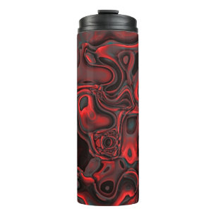 Garrafa Térmica Padrão Tumbler Red Dominant Gemstone