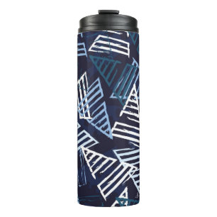 Garrafa Térmica padrão uniforme de esporte abstrato. Esporte criat