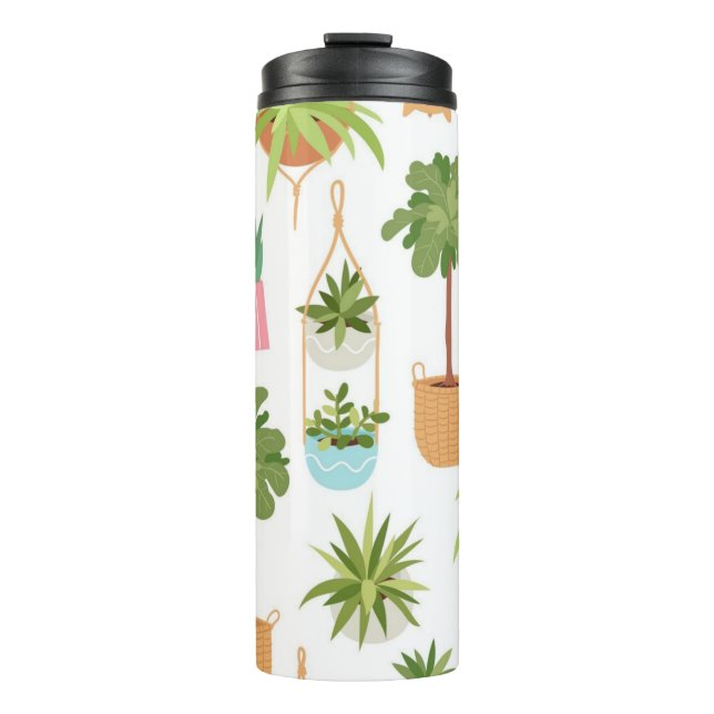 Garrafa Térmica Padrão vegetal (Frente)