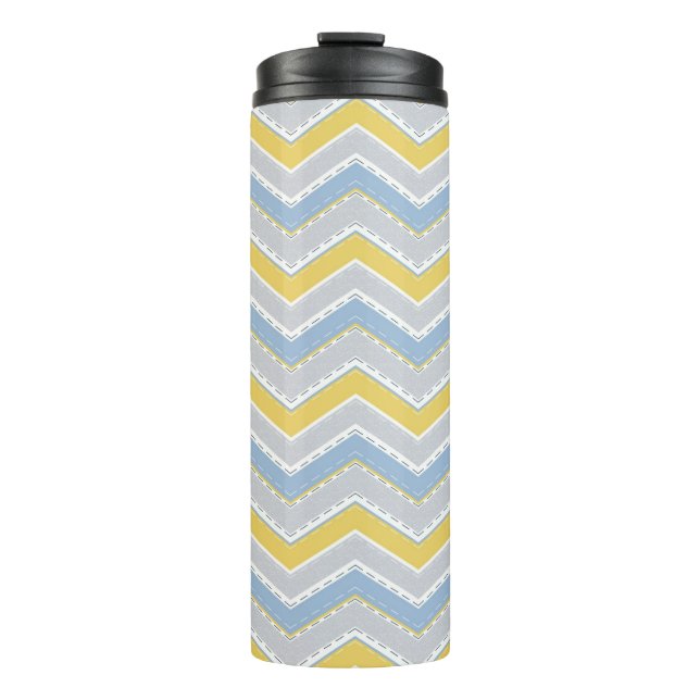 Garrafa Térmica Padrão Zigzag (Frente)