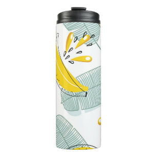 Garrafa Térmica Padrões de colheita de bananas suculentas