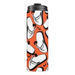 Garrafa Térmica Padrões de praia sem costura