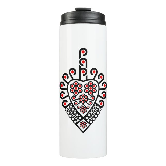 Garrafa Térmica Padrões folhosos da Polônia - Parzenica (Frente)