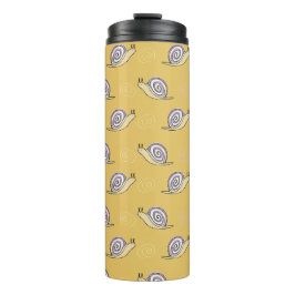 Garrafa Térmica Padrões para unhas e espirros ilustrados