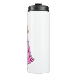 Garrafa Térmica Pageant Queen Portrait Custom Thermal Tumbler