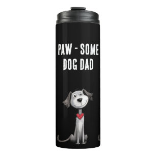 Garrafa Térmica Pai de Cães - Parte Dia de os pais Whimsical