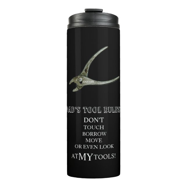 Garrafa Térmica PAI DE FERRAMENTAS DE viagem DE GRÁFICO (Frente)