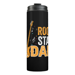 Garrafa Térmica Pai de presentes Pai Rock Star