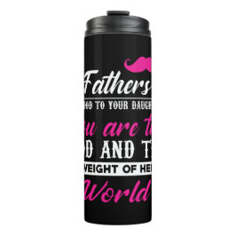 Garrafa Térmica Pai Deu O Peso De Seu Mundo