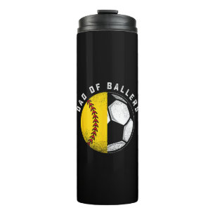 Garrafa Térmica Pai dos Atletas Pai Filho Softbol Futebol Jogador