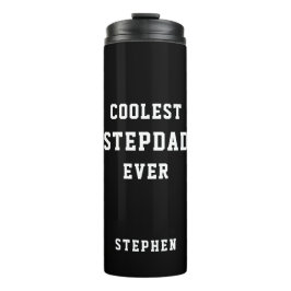 Garrafa Térmica Pai Personalizado Da Tipografia Do Stepdad Ever Ma