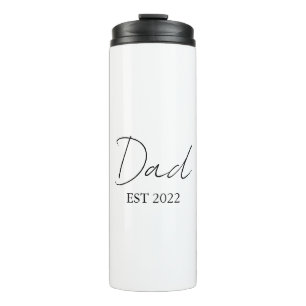 Garrafa Térmica Pai personalizado EST. [Year] Tumbler térmico