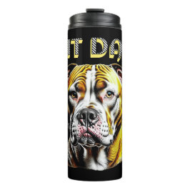 Garrafa Térmica Pai Pit Bull | Amante de Cachorro