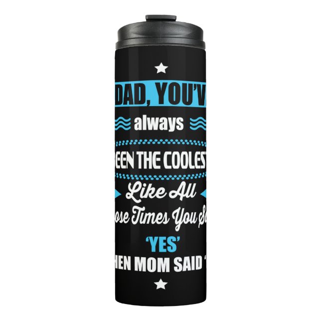 Garrafa Térmica Pai Presente Que Você Sempre Foi O Mais Legal (Frente)