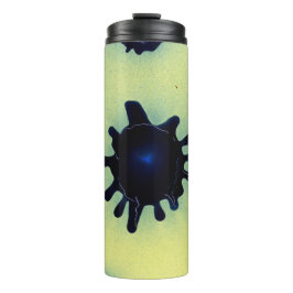 Garrafa Térmica Paint Splatter em Azul