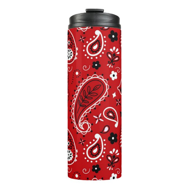 Garrafa Térmica Paisley (Frente)